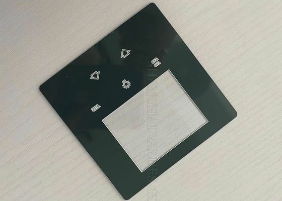 Optimale het Verbergen 8mm Opgepoetste de Rand Anti UV van het Schakelaarglas Comité