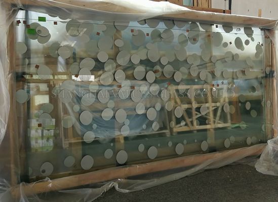 19mm de Openlucht Aangemaakte Gelamineerde Gedrukte Rand van Glasgrinded