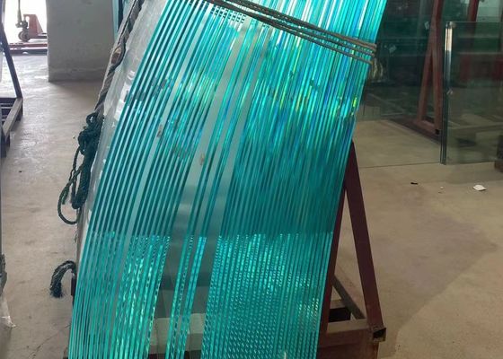 20x20 Bent Frosted Tempered Glass Panels voor Douchecomité