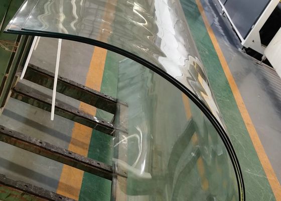 3mm Hete Bent Strengthed Fully Tempered Glass Comités Veiligheidsrand