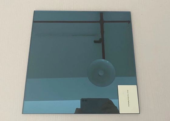 8mm Gekleurde Blauwe Polycarbonaat Gelamineerde schokbestendige Glasbladen