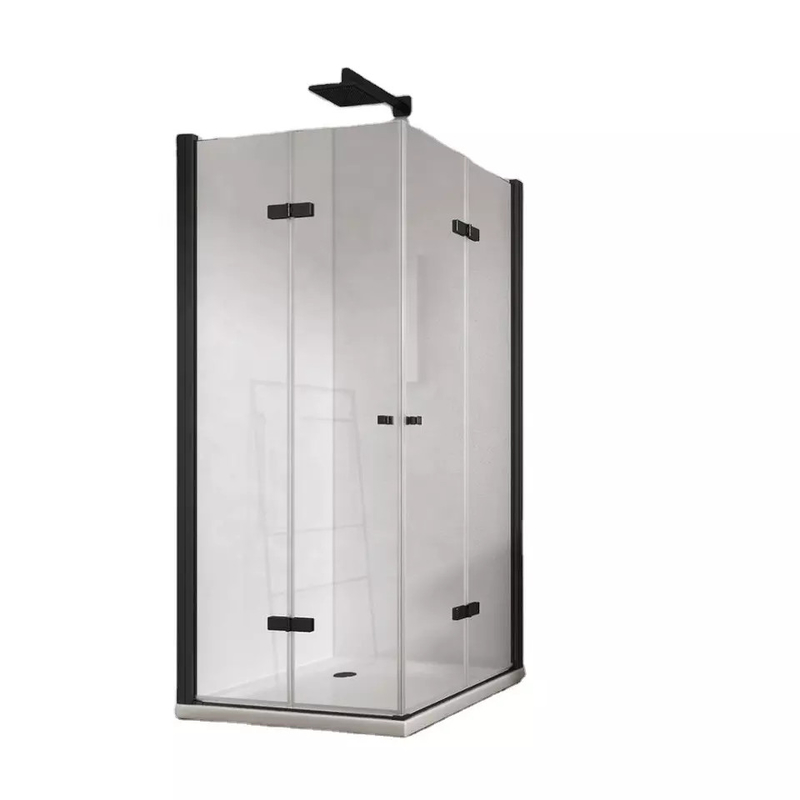 De moderne Hoek maakte van de de Bijlage Glijdende Badkamers van de Glasdouche het Glasdeur aan