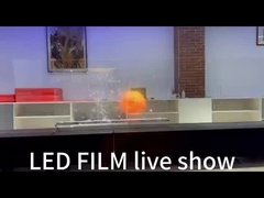 Flexibel doorzichtig LED-kristalfilmbeeldscherm